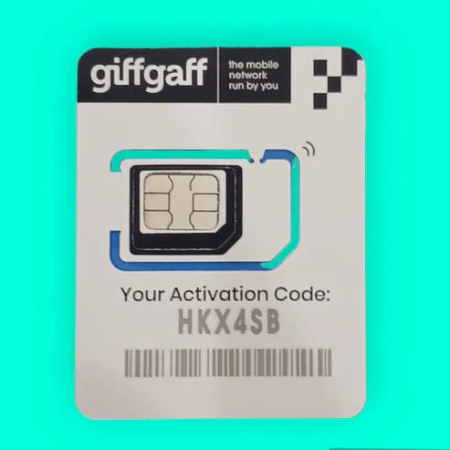 GiffGaff UK Sim Card in Pakistan for Whatsapp Tiktok Live Paypal Otp